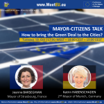 MeetEU event on the green deal and local governance MeetEU - Mayors Citizens Talk